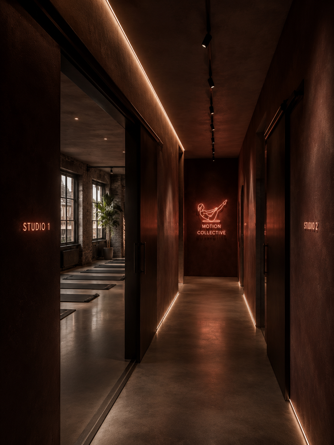 Studio hallway interior
